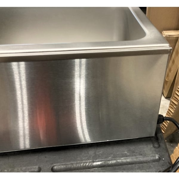 Scratch and Dent ServIt FW200D 12" x 20" Full Size Dual Well Electric Countertop Food Warmer with Digital Controls - 120V, 2000W