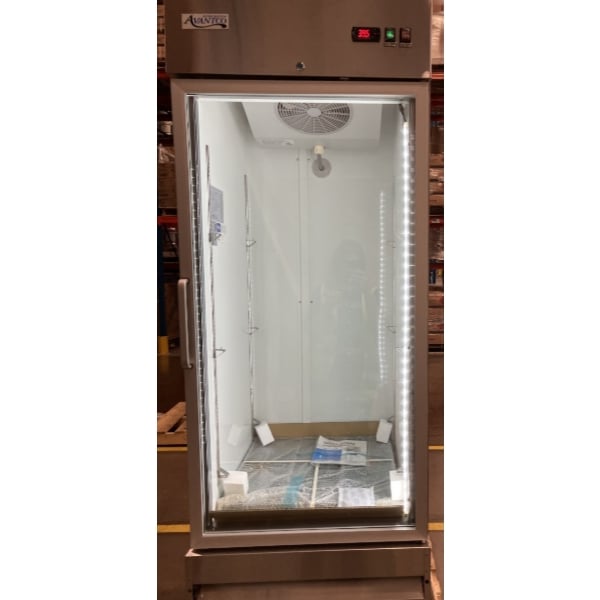 Scratch and Dent Avantco A-23R-G-HC 29" Glass Door Reach-In Refrigerator