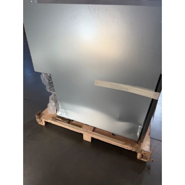 Scratch and Dent Avantco FF50 Natural Gas 50 lb. Stainless Steel Floor Fryer - 120,000 BTU
