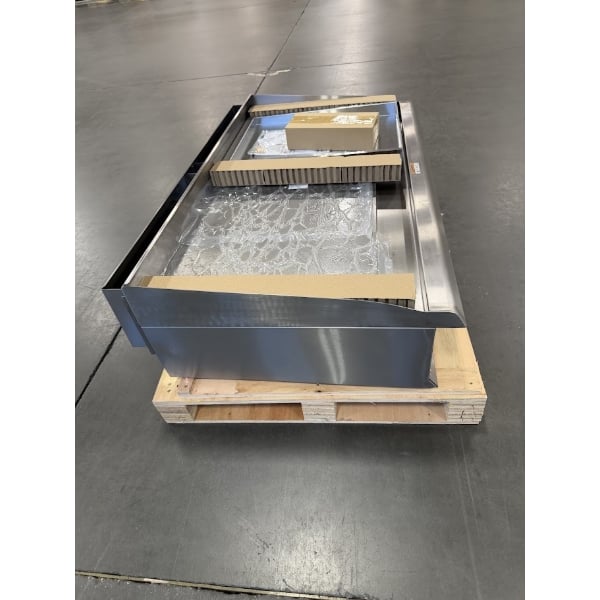 Scratch and Dent Cooking Performance Group GT-CPG-48-NL 48" Gas Countertop Griddle with Flame Failure Protection and Thermostatic Controls - 120,000 BTU