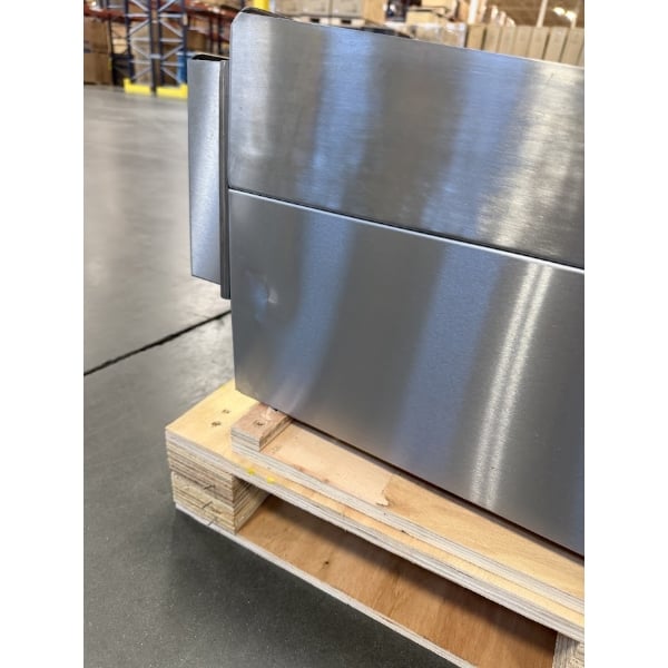 Scratch and Dent Cooking Performance Group GT-CPG-48-NL 48" Gas Countertop Griddle with Flame Failure Protection and Thermostatic Controls - 120,000 BTU