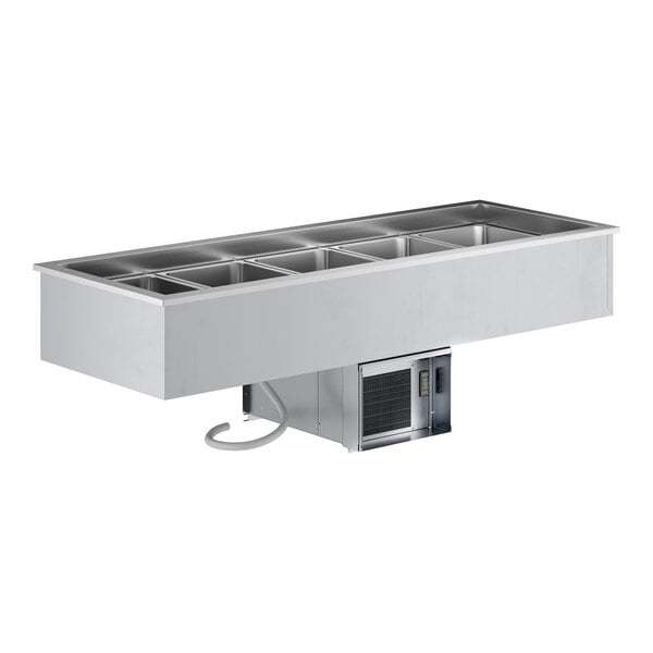 Scratch and Dent ServIt SDC-5A Five Pan Drop-In Refrigerated Cold Food Well - 120V