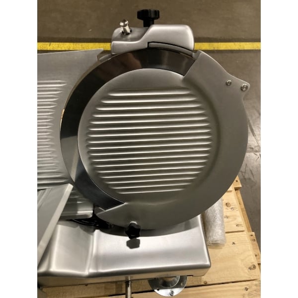Scratch and Dent Estella SLM13 13" Heavy-Duty Manual Meat Slicer - 1/2 hp