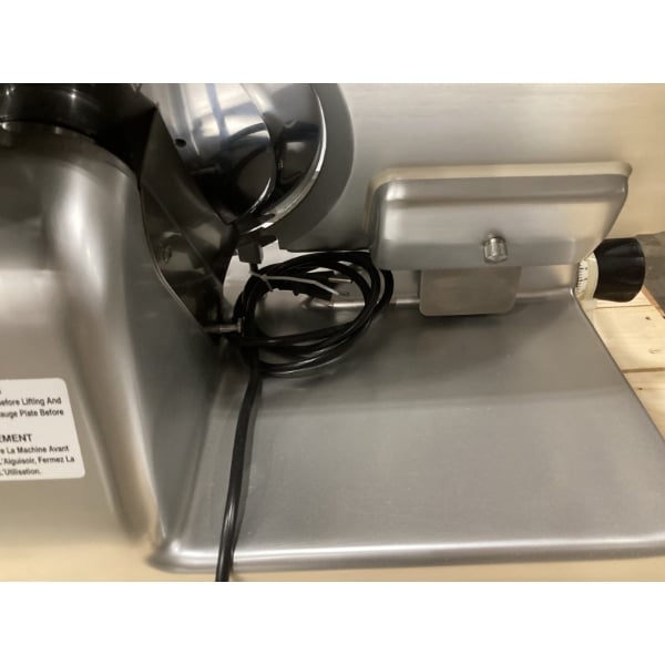 Scratch and Dent Estella SLM13 13" Heavy-Duty Manual Meat Slicer - 1/2 hp