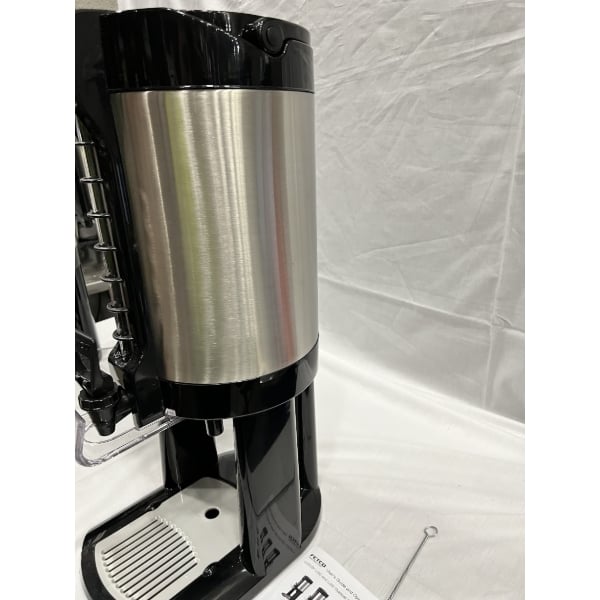 Scratch and Dent Fetco LGD-20 Luxus 2 Gallon Stainless Steel Coffee Dispenser with Stand
