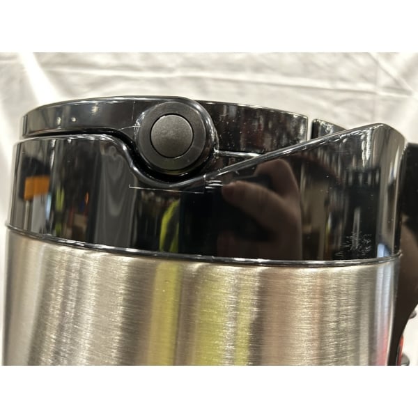 Scratch and Dent Fetco LGD-20 Luxus 2 Gallon Stainless Steel Coffee Dispenser with Stand