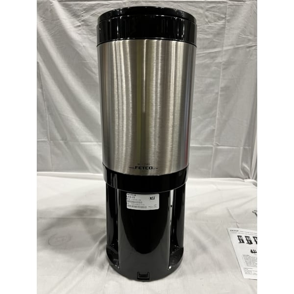 Scratch and Dent Fetco LGD-20 Luxus 2 Gallon Stainless Steel Coffee Dispenser with Stand