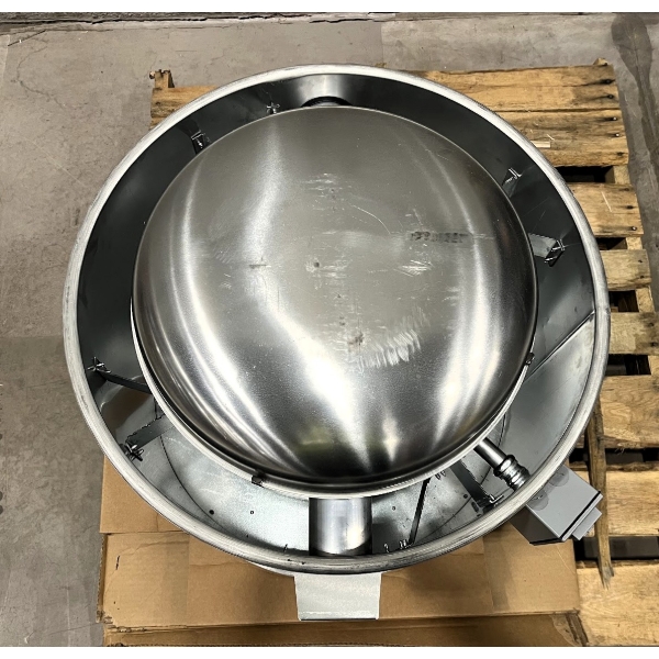 Scratch and Dent Halifax LSCHO848 Package Type 1 Low Ceiling Sloped Front Commercial Kitchen Hood System with Short Cycle Makeup Air - 8' x 48"
