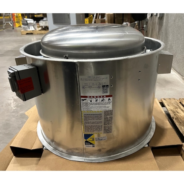 Scratch and Dent Halifax LSCHO848 Package Type 1 Low Ceiling Sloped Front Commercial Kitchen Hood System with Short Cycle Makeup Air - 8' x 48"