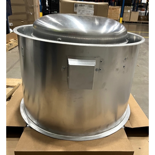 Scratch and Dent Halifax LSCHO848 Package Type 1 Low Ceiling Sloped Front Commercial Kitchen Hood System with Short Cycle Makeup Air - 8' x 48"