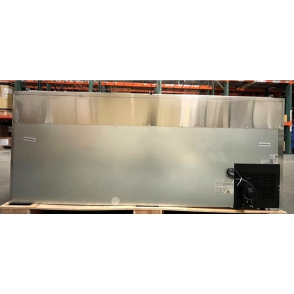 Scratch and Dent Avantco APPT-91-HC 92" 3 Door Refrigerated Pizza Prep Table