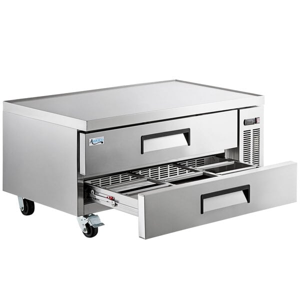 Scratch and Dent Avantco CBE-52-HC 52" 2 Drawer Refrigerated Chef Base