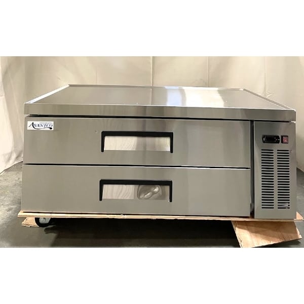 Scratch and Dent Avantco CBE-52-HC 52" 2 Drawer Refrigerated Chef Base
