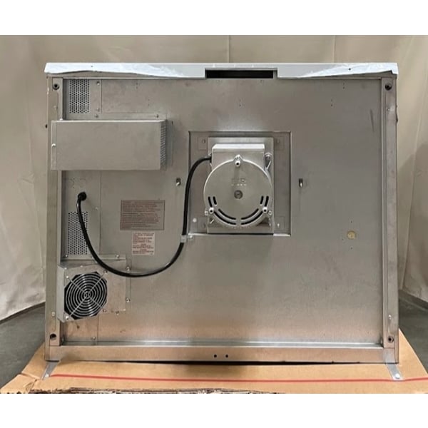 Scratch and Dent Blodgett ZEPHAIRE-200-E Single Deck Full Size Bakery Depth Electric Convection Oven with Draft Diverter -220/240V, 1 Phase, 11kW