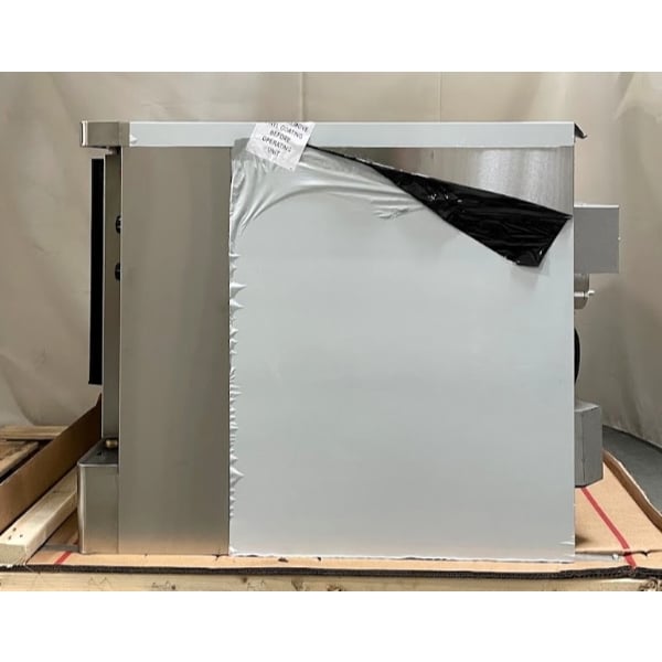 Scratch and Dent Blodgett ZEPHAIRE-200-E Single Deck Full Size Bakery Depth Electric Convection Oven with Draft Diverter -220/240V, 1 Phase, 11kW