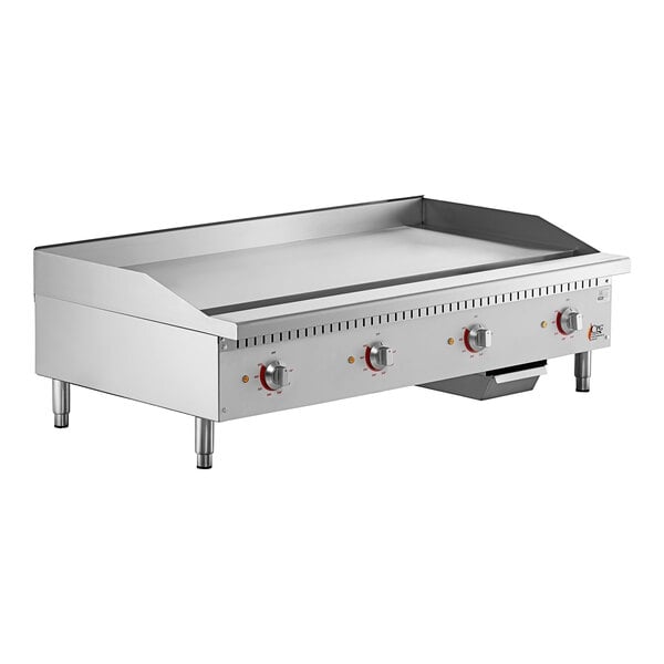 Scratch and Dent Cooking Performance Group G-CPG-48-M 48" Electric Countertop Griddle - 12 kW / 16 kW, 208 / 240V