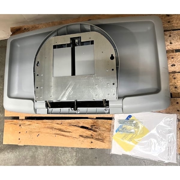 Scratch and Dent Koala Kare KB300-01 Gray Horizontal Surface-Mounted Baby Changing Station