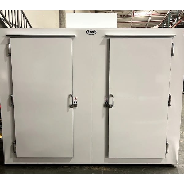 Scratch and Dent Leer S085UASPF S85 84" Outdoor Freezer with Straight Front and Steel Doors