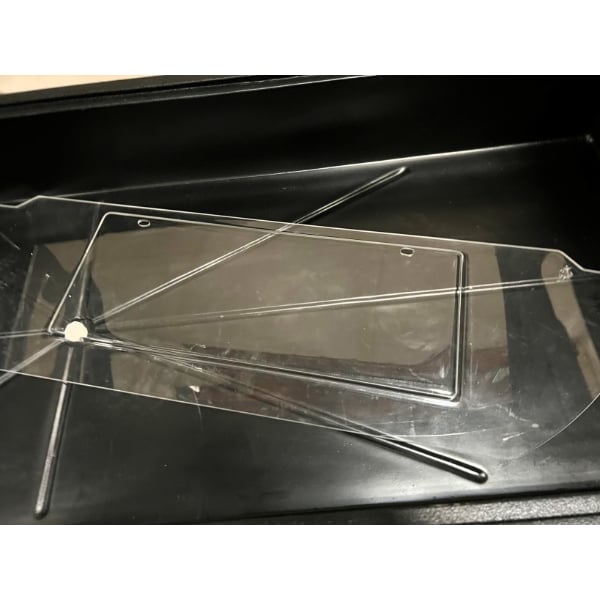 Scratch and Dent Carlisle 660003 Six Star Black 4' Tabletop Food / Salad Bar with Sneeze Guard