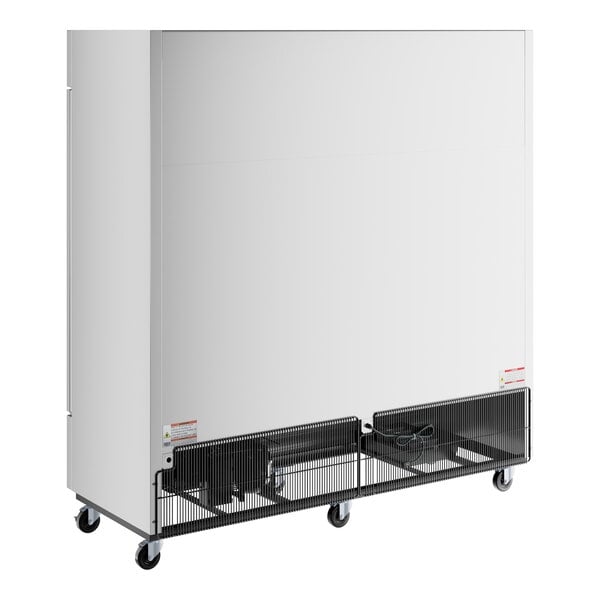 Scratch and Dent True T-72-HC 78 1/8" Solid Door Reach-In Refrigerator