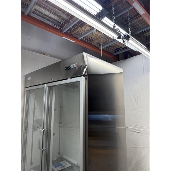 Scratch and Dent Avantco A-49R-G-HC 54" Glass Door Reach-In Refrigerator