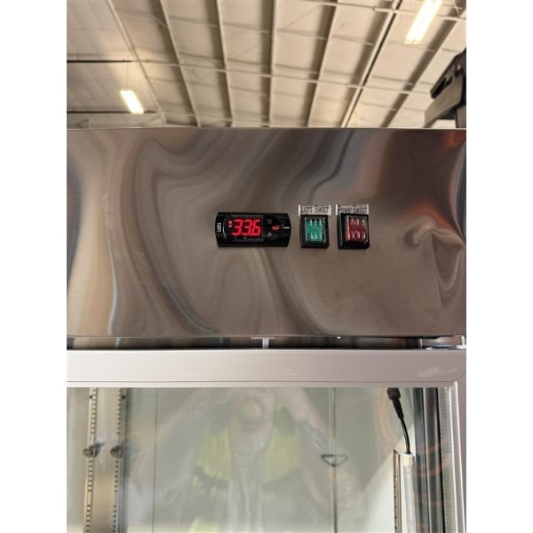 Scratch and Dent Avantco A-49R-G-HC 54" Glass Door Reach-In Refrigerator
