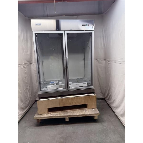 Scratch and Dent Avantco A-49R-G-HC 54" Glass Door Reach-In Refrigerator