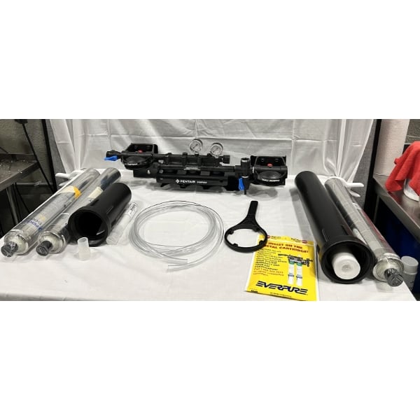 Scratch and Dent Everpure EV9329-73 High Flow CSR Triple-7FC Water Filtration System with Pre-Filter - .5 Micron and 7.5 GPM