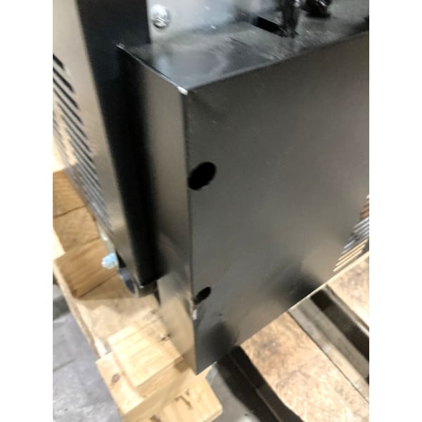 Scratch and Dent Turbo Air Super Deluxe TBB-1SBD-N6 24" Counter Height Back Bar Cooler with Solid Black Door