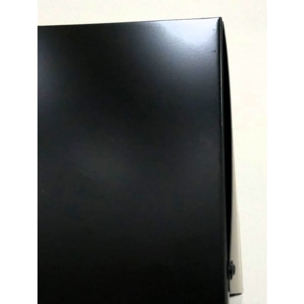 Scratch and Dent Avantco GDC-15-HC 25 5/8" Black Left-Hinged Swing Glass Door Merchandiser Refrigerator with LED Lighting