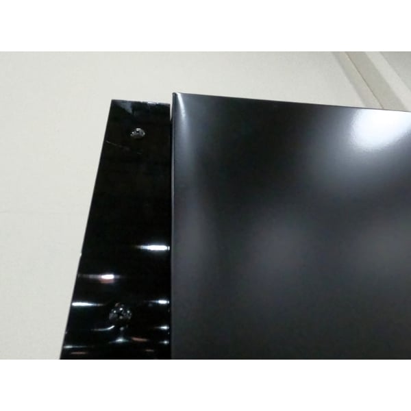 Scratch and Dent Avantco GDC-15-HC 25 5/8" Black Left-Hinged Swing Glass Door Merchandiser Refrigerator with LED Lighting
