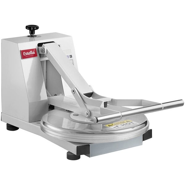 Scratch and Dent Estella DPC18P 18" Manual Clamshell Pizza Dough Press - 120V, 1200W