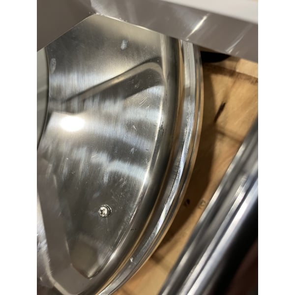 Scratch and Dent Estella DPC18P 18" Manual Clamshell Pizza Dough Press - 120V, 1200W