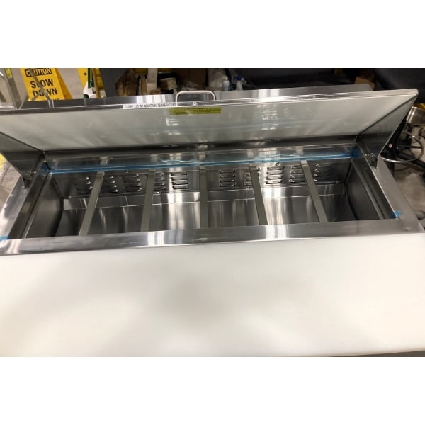 Scratch and Dent Avantco APT-48-HC 47" 2 Door Refrigerated Sandwich Prep Table