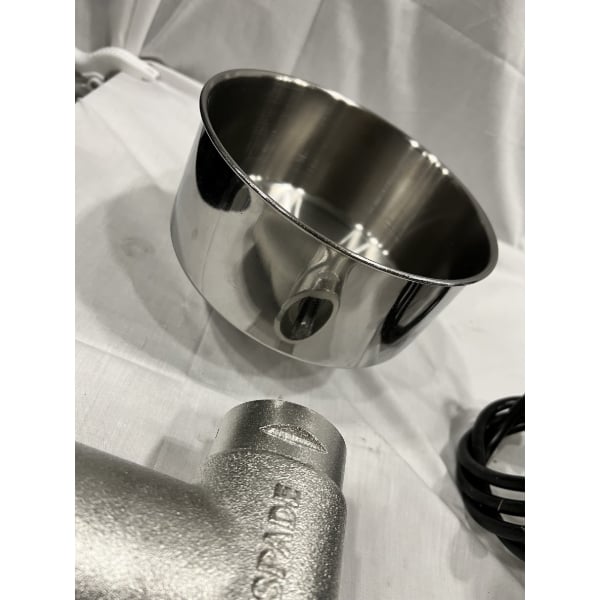 Scratch and Dent Tre Spade Med Junior Electric Tomato Mill F17400 - 2/5 hp, 300W