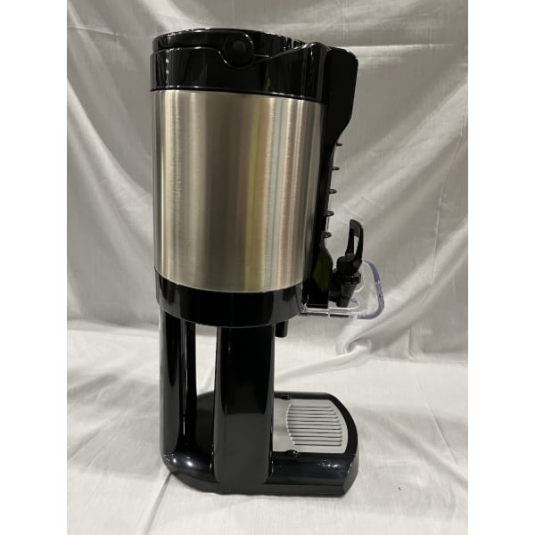 Scratch and Dent Fetco LGD-10 Luxus 1 Gallon Stainless Steel Coffee Dispenser with Stand