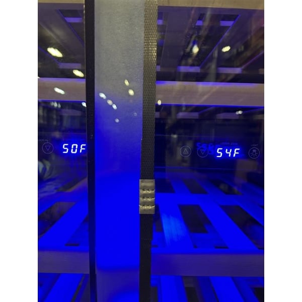 Scratch and Dent AvaValley WRC-220-DZ Dual Temperature Full Glass Door Commercial Wine Cooler