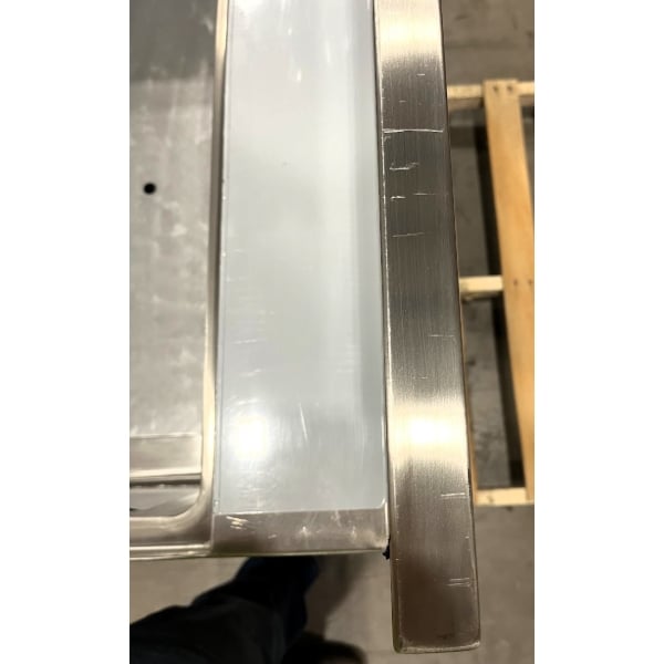 Scratch and Dent Regency Spec Line 24" x 36" Underbar Ice Bin with 10 Circuit Post-Mix Cold Plate and Bottle Holders - 119 lb.