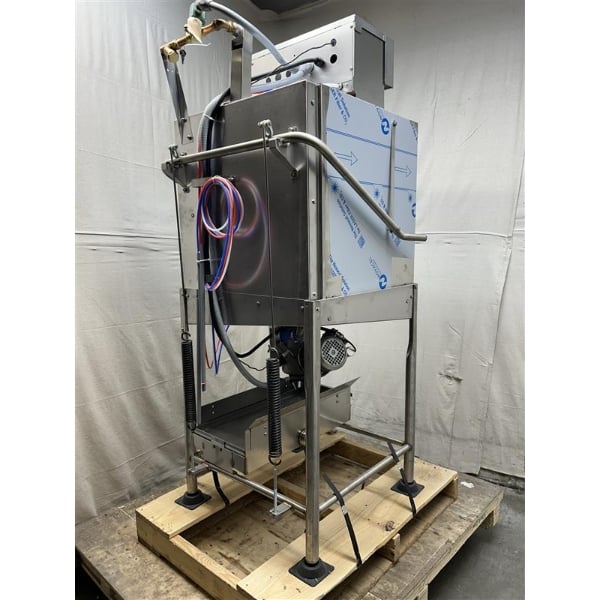 Scratch and Dent Noble Warewashing I-E Single Rack Low Temperature Door-Type Dish Machine - 115V