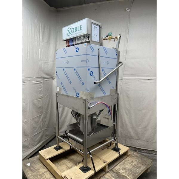 Scratch and Dent Noble Warewashing I-E Single Rack Low Temperature Door-Type Dish Machine - 115V