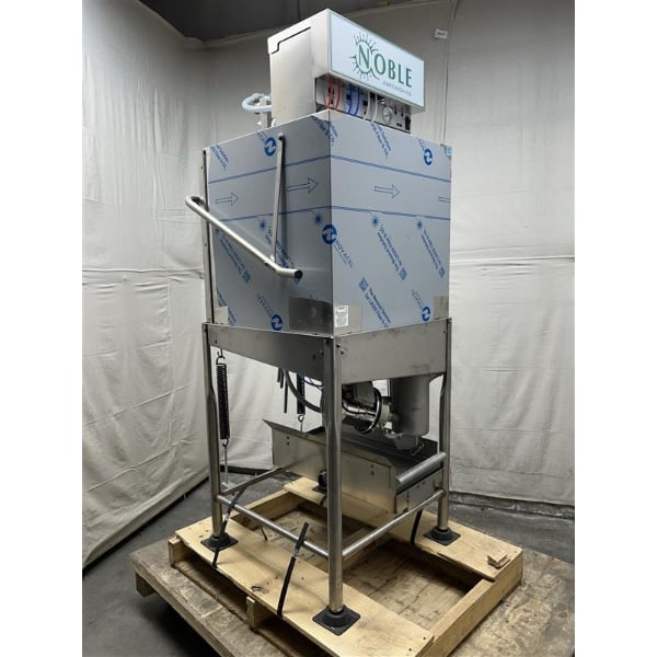 Scratch and Dent Noble Warewashing I-E Single Rack Low Temperature Door-Type Dish Machine - 115V