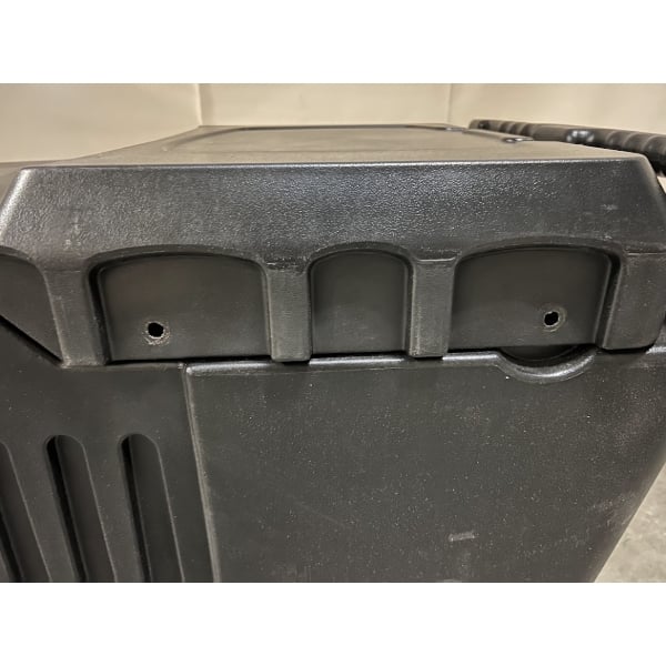 Scratch and Dent Choice 125 lb. Black Mobile Ice Bin