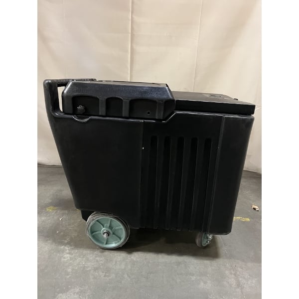 Scratch and Dent Choice 125 lb. Black Mobile Ice Bin