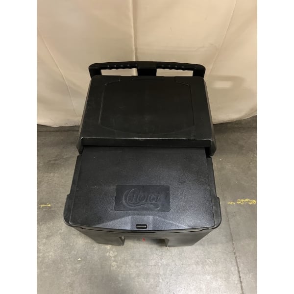 Scratch and Dent Choice 125 lb. Black Mobile Ice Bin