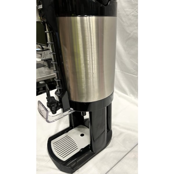 Scratch and Dent Fetco LGD-20 Luxus 2 Gallon Stainless Steel Coffee Dispenser with Stand
