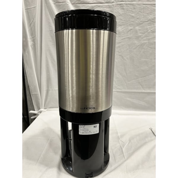Scratch and Dent Fetco LGD-20 Luxus 2 Gallon Stainless Steel Coffee Dispenser with Stand