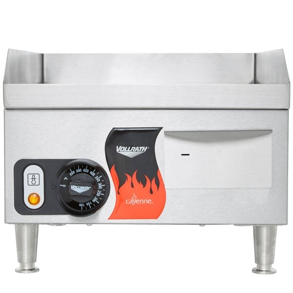 Scratch and Dent Vollrath 40715 Cayenne 14" Electric Countertop Grill - 120V