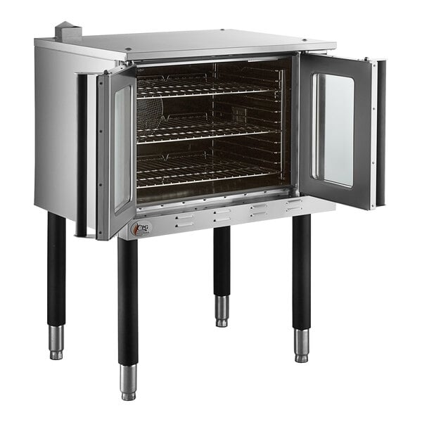 Scratch and Dent Cooking Performance Group FEC-100-DDC Deep Depth Single Deck Full Size Electric Convection Oven - 208V, 3 / 1 Phase, 11 kW