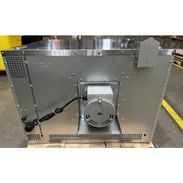 Scratch and Dent Cooking Performance Group FEC-100-DDC Deep Depth Single Deck Full Size Electric Convection Oven - 208V, 3 / 1 Phase, 11 kW