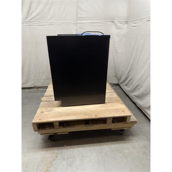 Scratch and Dent Structural Concepts CN43R-UC-E3 Oasis 47 5/8" Black Narrow Undercounter Air Curtain Merchandiser - 110-120V